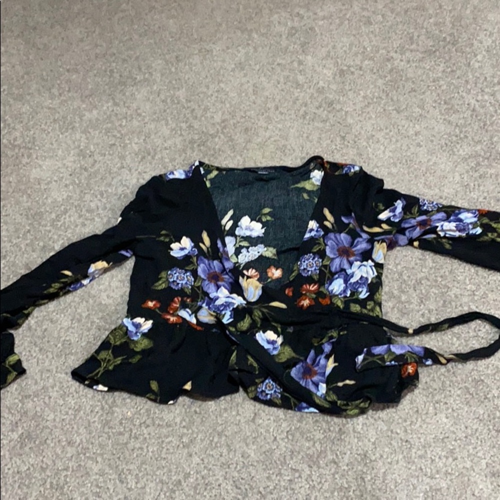 Wrap around for nights out cute with jeans